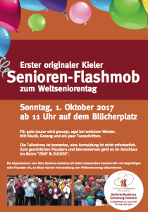 1. Kieler Senioren FlashMob zum Weltseniorentag 2017